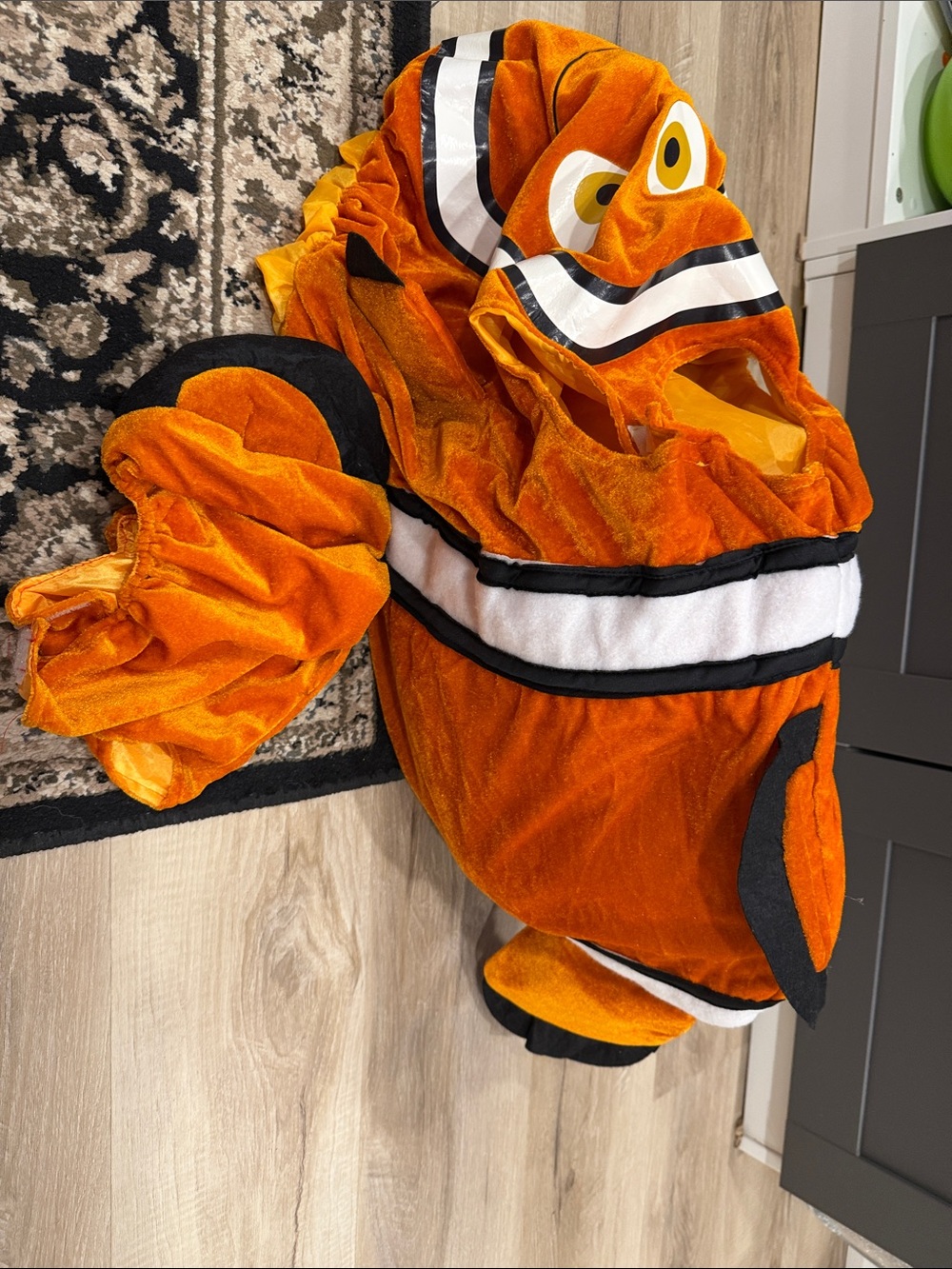 Orange Clownfish Kids Costume with Hood